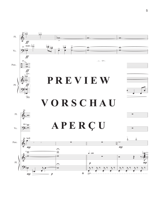 Product gallery: Page 10 of 21 Into Each Life , , (flute, cello, piano and percussion)