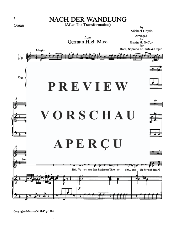 Product gallery: Page 4 of 11 After the Transformation, , Soprano/Flute, Horn and Organ