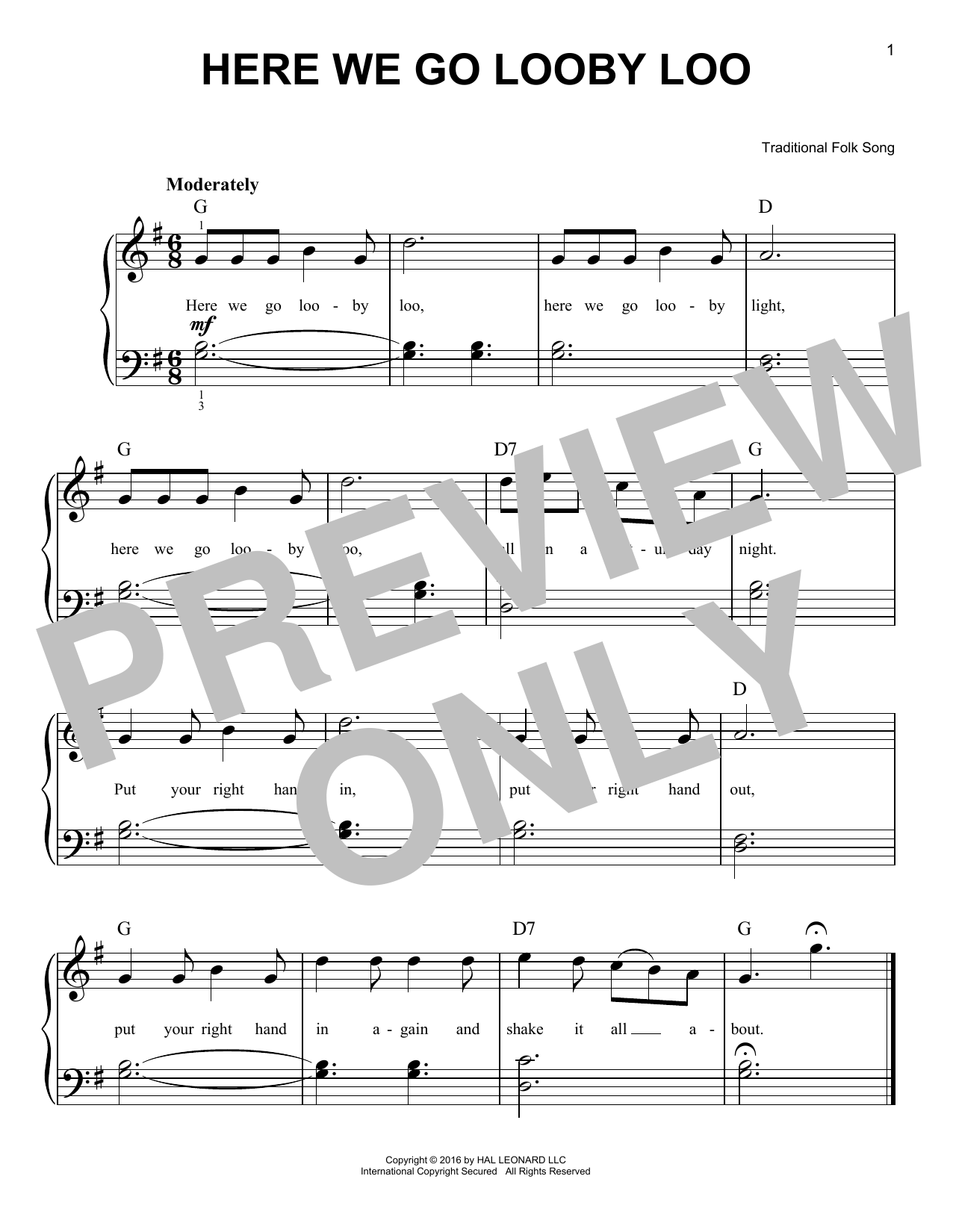 Product picture to:  Here We Go Looby Loo - Traditional Folk Song