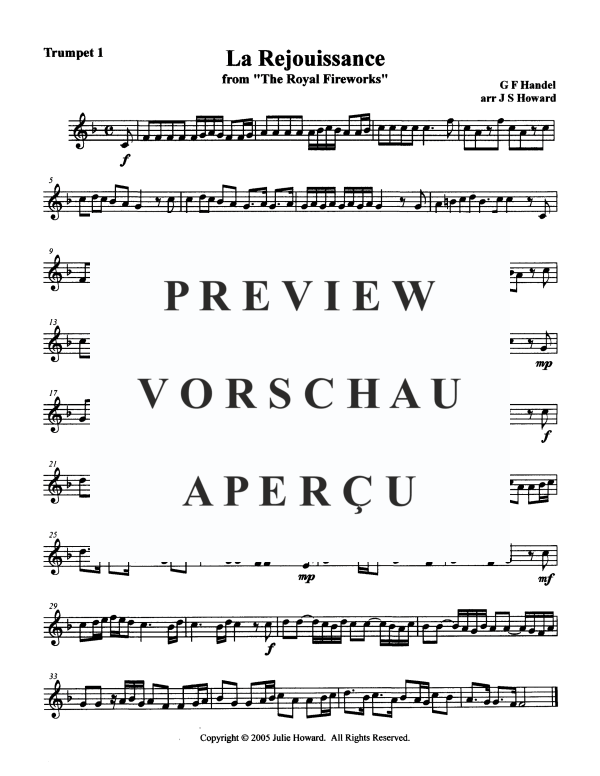 Produktgalerie: Seite 7 von 11 La Réjouissance, , Blechbläserquintett