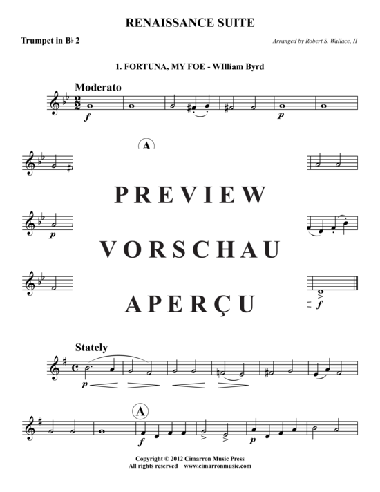 Produktgalerie: Seite 7 von 14 Renaissance Suite, 3 Sätze , , (Blechbläserquintett)
