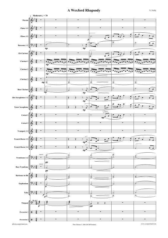 Produktgalerie: Seite 1 von 11 A Wexford Rhapsody, , Concert Band
