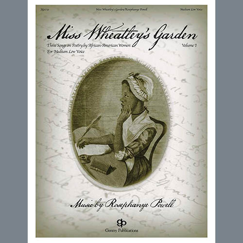 cover: Miss Wheatley's Garden (Medium Low Voice), Rosephanye Powell, Gesang, Klavier