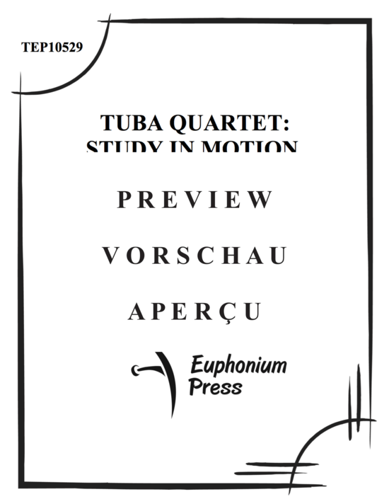 Product gallery: Page 2 of 21 Tuba Quartet: Study in Motions, Hymn, and Finale , , (Tuba Quartett EETT)