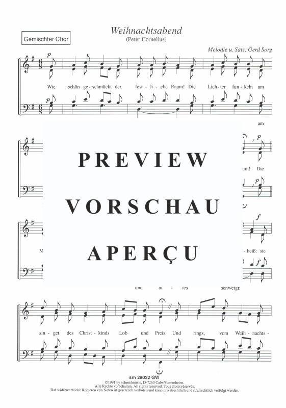 Produktgalerie: Seite 3 von 4 Weihnachtsabend, , Gemischter Chor