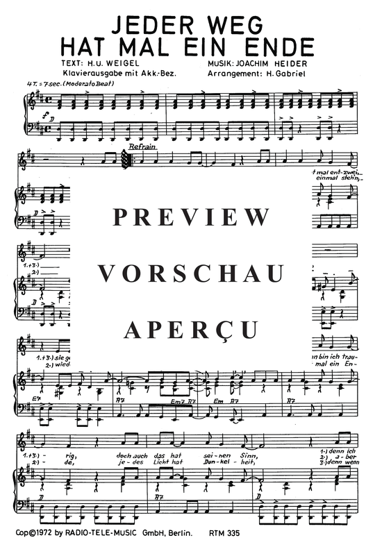 Produktgalerie: Seite 4 von 4 Jeder Weg hat mal ein Ende, Rosenberg, 	Marianne, Klavier und Gesang