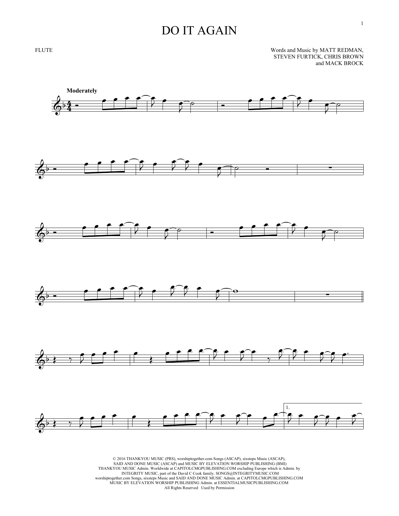 Product gallery: Page 1 of 1 Do It Again, Elevation Worship