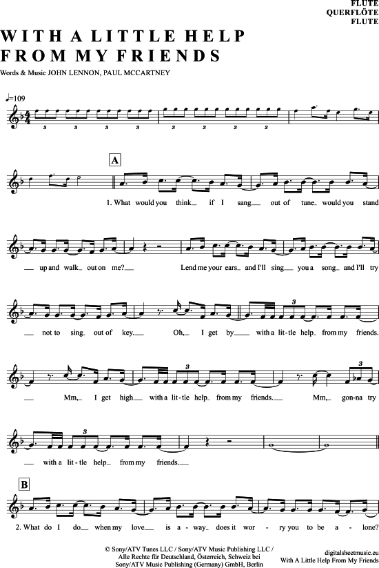 Product picture to: With a little help from my friends The Beatles