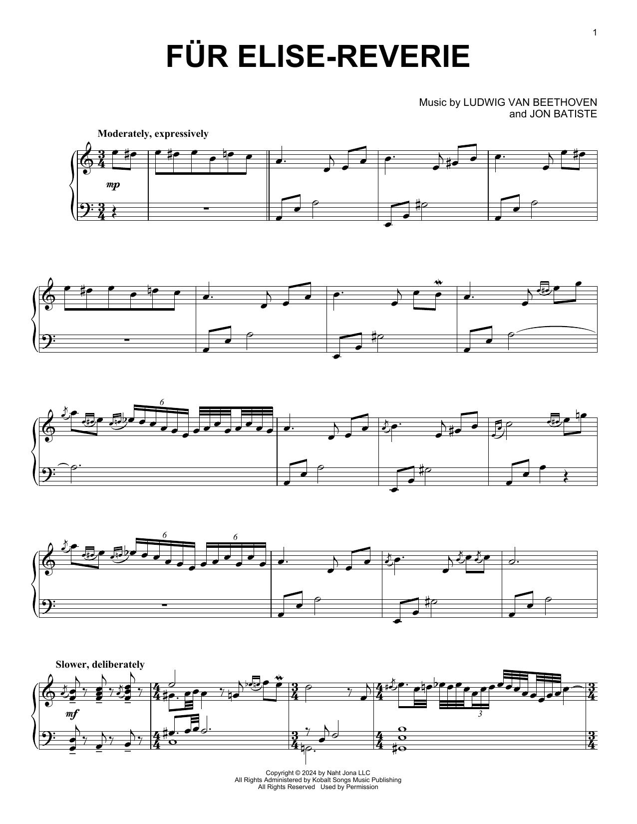 Produktbild zu: Für Elise - Reverie
