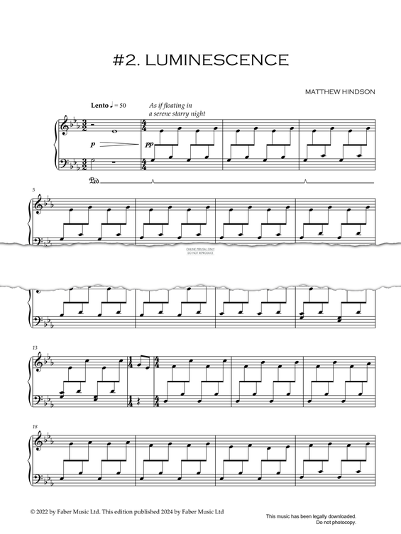 Produktgalerie: Seite 1 von 1 #2. Luminescence, Matthew Hindson, Klavier