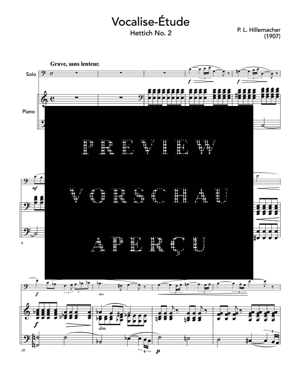 Product gallery: Page 9 of 11 Modern Repertory of Vocalise-Etudes, The, , (euphonium and piano)