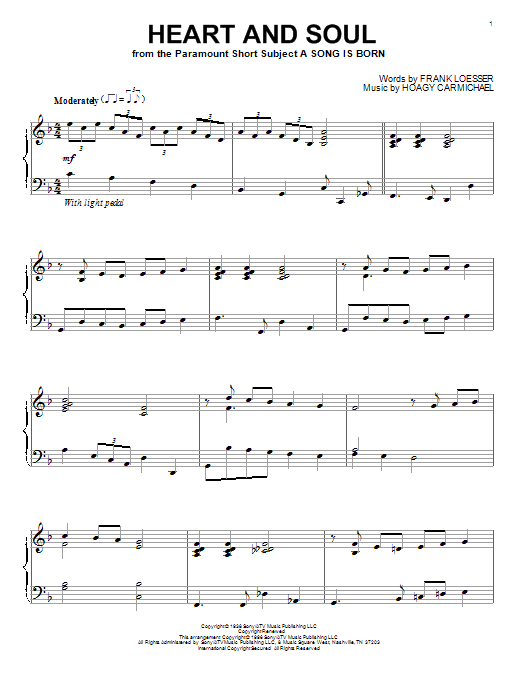 Product gallery: Page 1 of 1 Heart And Soul, Hoagy Carmichael