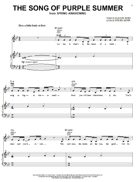 Produktbild zu: The Song Of Purple Summer