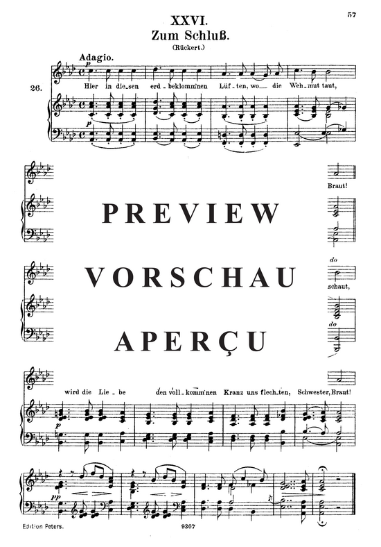 Product picture to: Zum Schluß, Op.25 No.26Robert Schumann