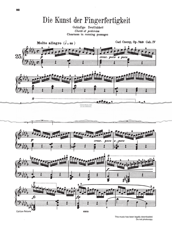 Product picture to: Molto Allegro Study (Op. 740, No.25)