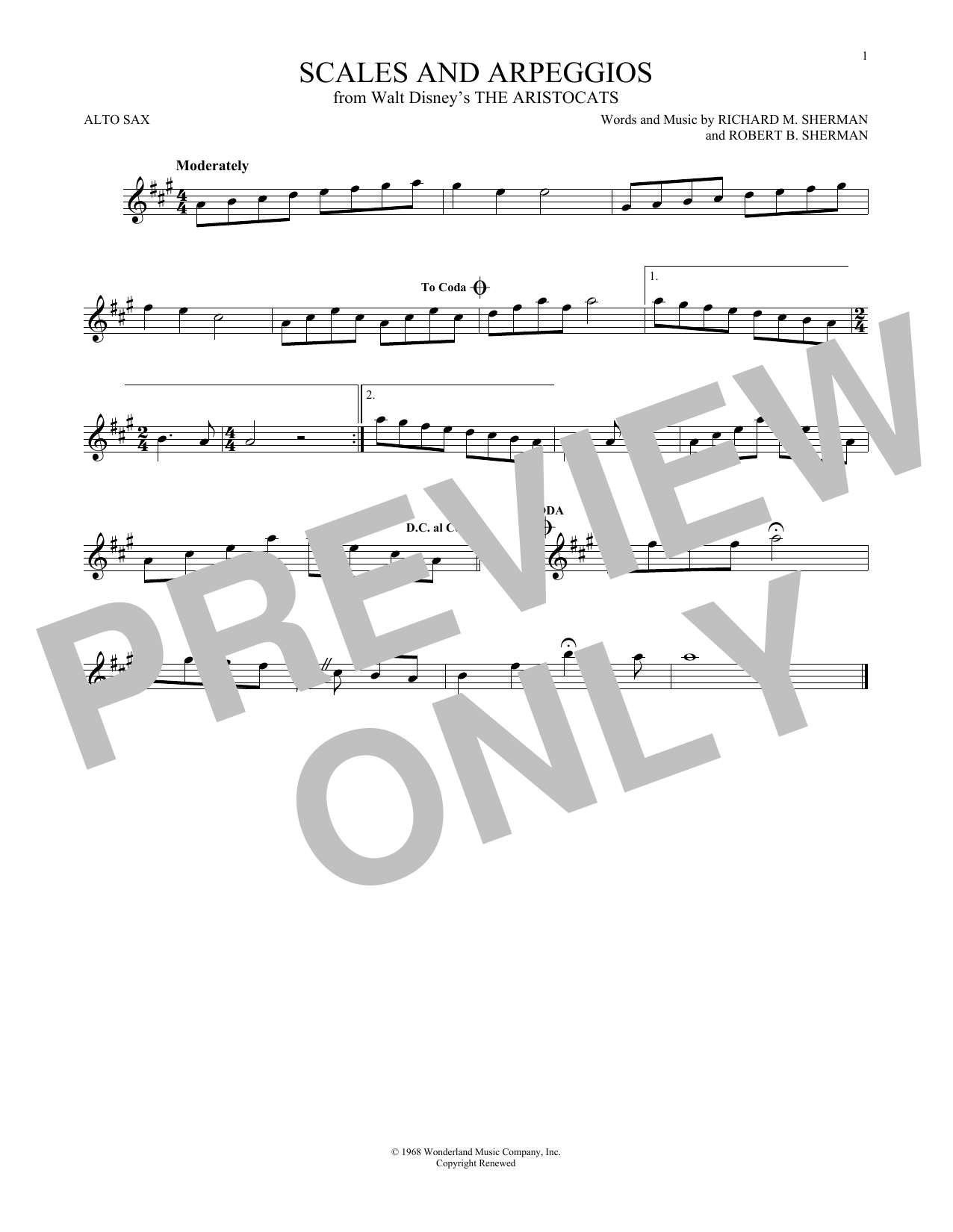 Product gallery: Page 1 of 1 Scales And Arpeggios, Richard & Robert Sherman