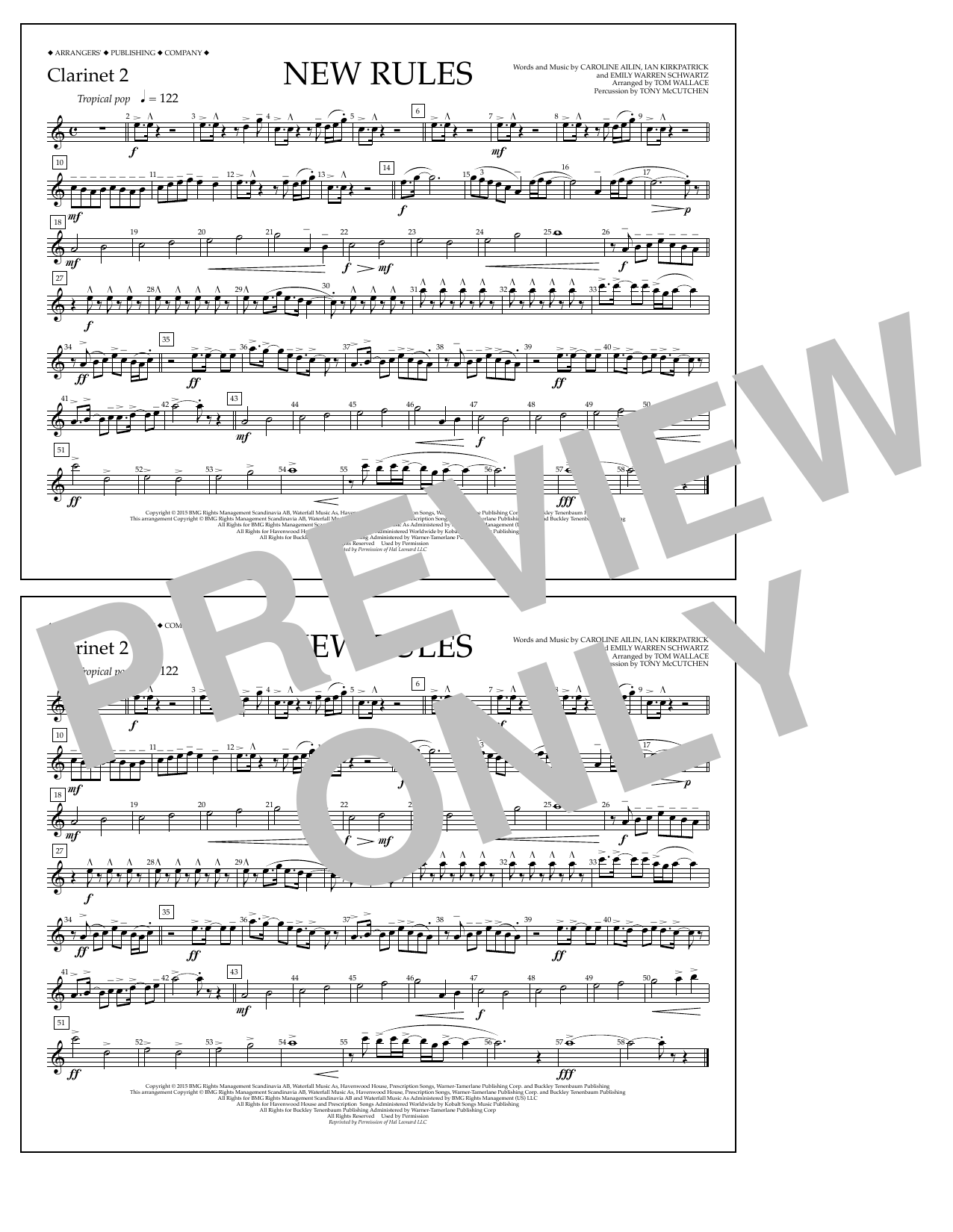 Product picture to: New Rules - Clarinet 2