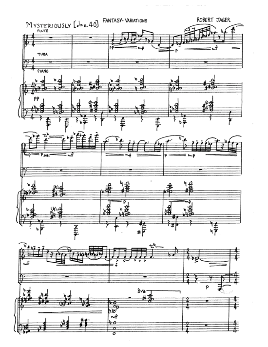 Produktbild zu: Fantasy Variations Robert Jager