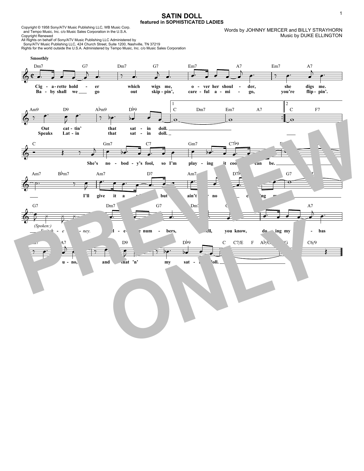 Produktbild zu: Satin Doll