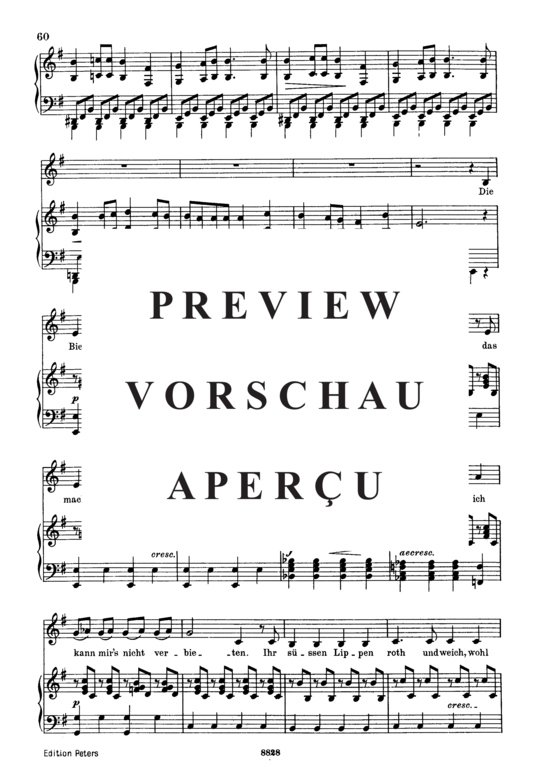 Product gallery: Page 5 of 10 Im Walde D.834, , Low Voice and Piano