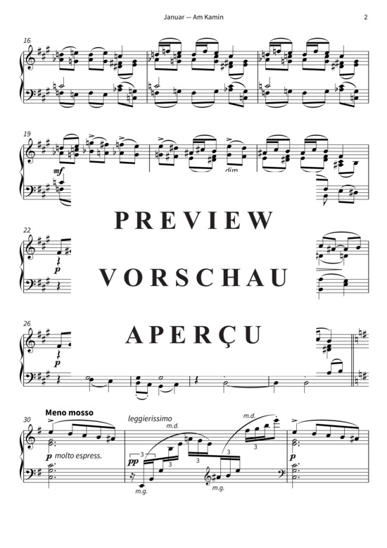 Product gallery: Page 5 of 10 Januar - Am Kamin - Die Jahreszeiten op. 37b, Nr. 1 , , Piano Solo