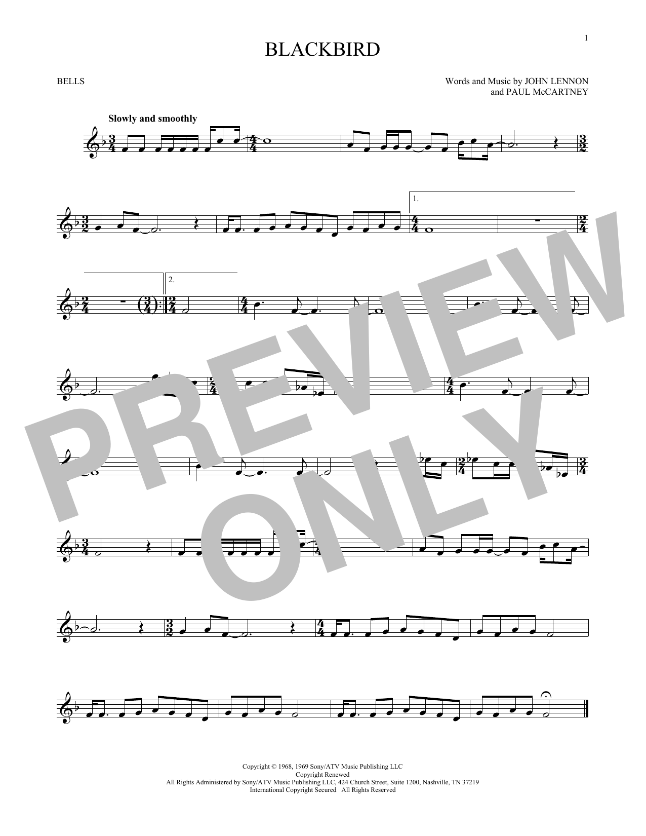 Product gallery: Page 1 of 1 Blackbird, The Beatles