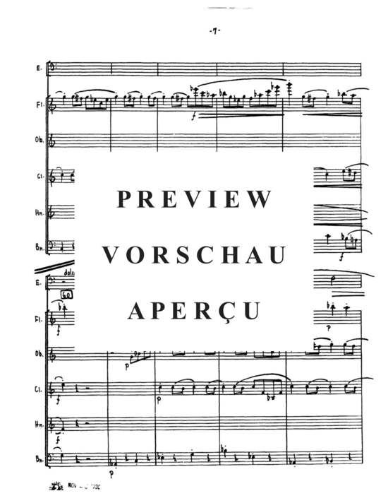 Produktgalerie: Seite 9 von 21 Sextet , , (Gemischtes Ensemble für Holzbläser Quintett + Euphonium Solo)