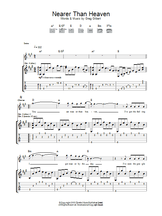 Produktgalerie: Seite 1 von 1 Nearer Than Heaven, Delays, Gitarre