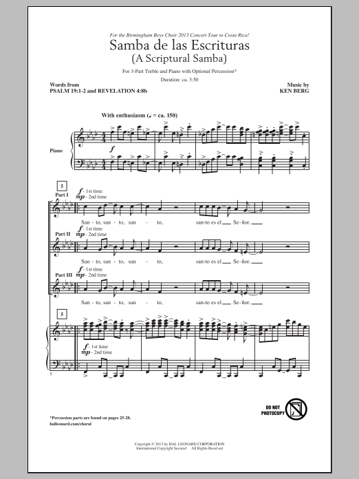 Produktbild zu: Samba De Las Escrituras