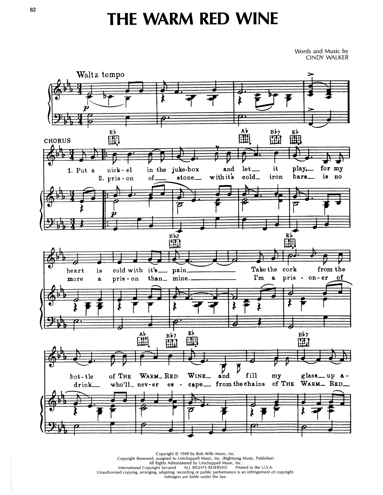 Produktgalerie: Seite 1 von 1 The Warm Red Wine, Ernest Tubb, Gesang, Gitarre, Klavier