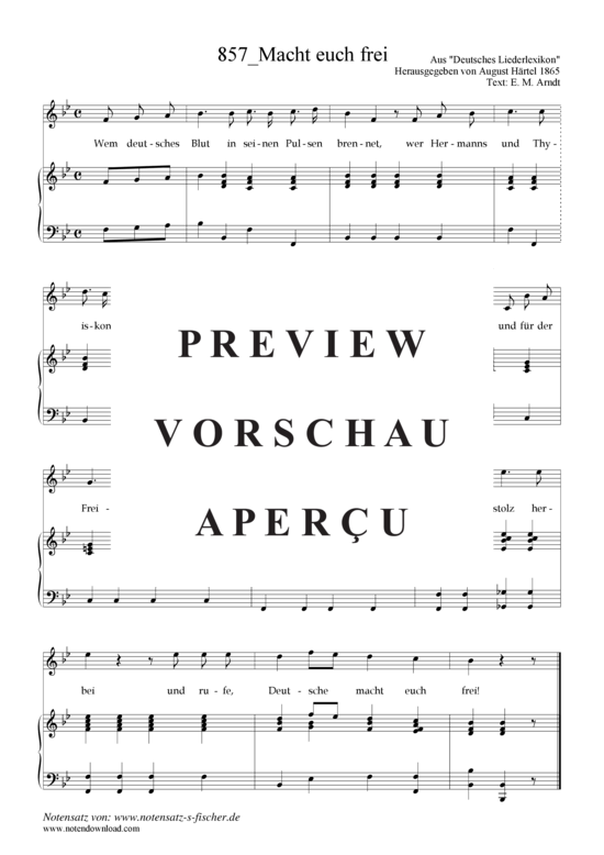 Product gallery: Page 2 of 3 Macht euch frei , , Piano and Voice