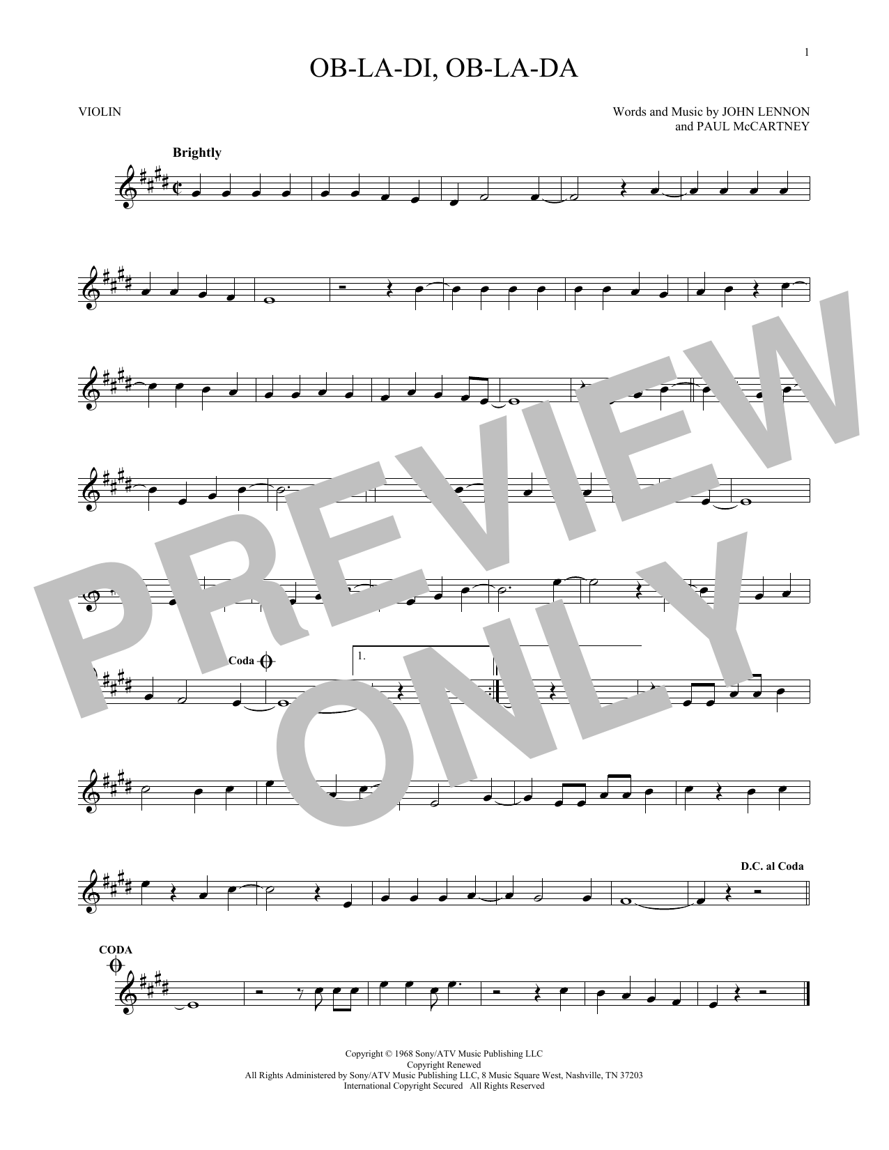 Product gallery: Page 1 of 1 Ob-La-Di, Ob-La-Da, The Beatles