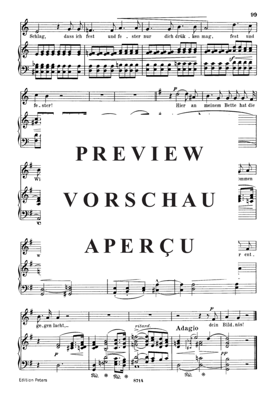 gallery: Süsser Freund, du blickest, Op.42 No.6 , , (Gesang mittel + Klavier)