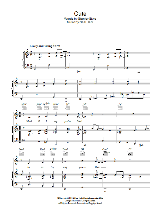 Produktgalerie: Seite 1 von 1 Cute, Count Basie, Gesang, Gitarre, Klavier