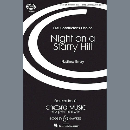 cover: Night On A Starry Hill, Matthew Emery, Chor