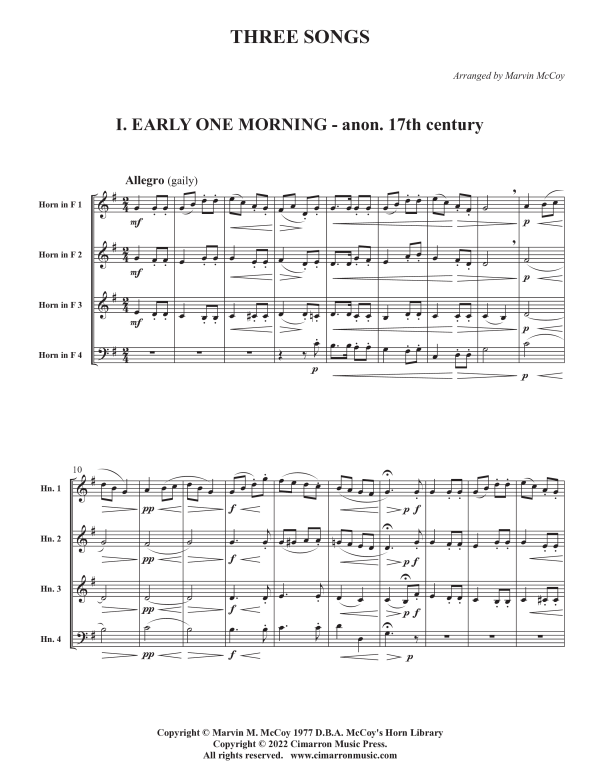 Product picture to: Three SongsVarious