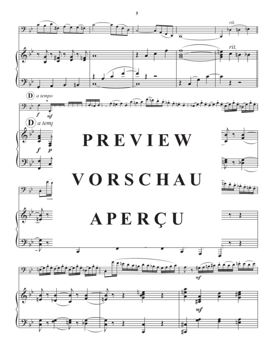 Product gallery: Page 7 of 21 Concertino No. 1 , , (trombone/euphonium + piano)