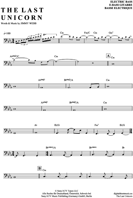 Product picture to: The Last Unicorn Das letzte Einhorn (Filmmusik, 1982)