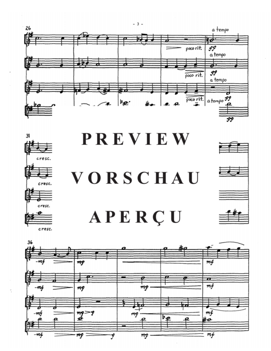 Produktgalerie: Seite 6 von 11 Ave Verum Corpus , , (Blechbläserquartett TTHP)