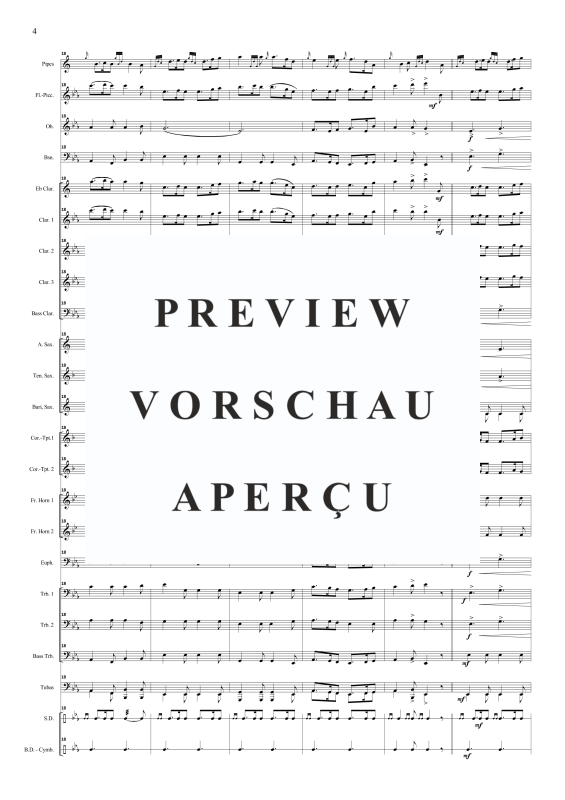 Produktgalerie: Seite 7 von 11 St. Patricks Day (band and optional bagpipes), , Concert Band und Dudelsack Solo