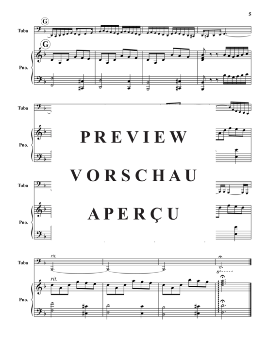 Product gallery: Page 6 of 8 Meditation , , (tuba + piano)