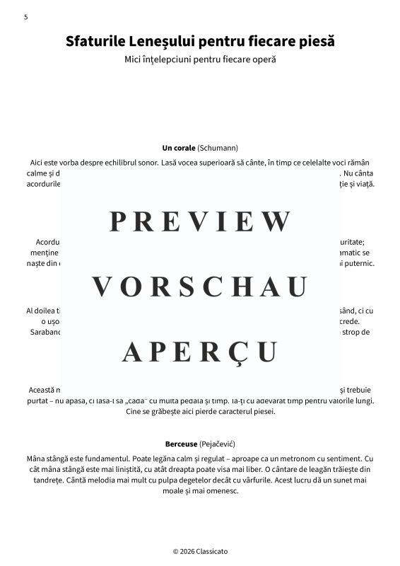 Product gallery: Page 7 of 11 Piese lente pentru piani?ti lene?i - În versiuni simplificate, , Solo Piano