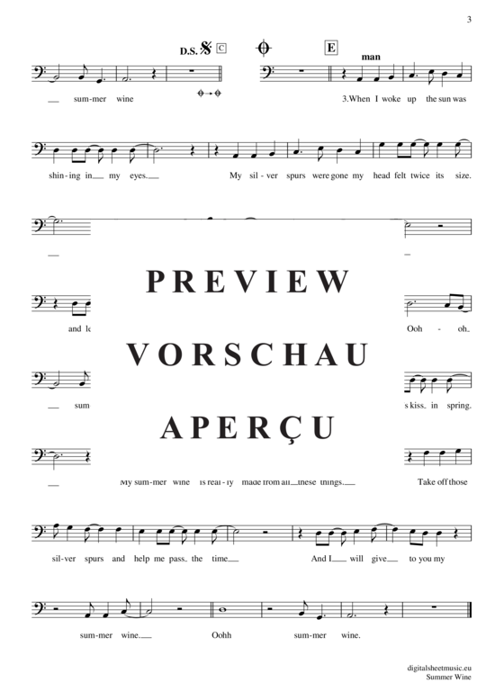 Product gallery: Page 4 of 4 Summer Wine , Valo, Ville/Avelon, Natalia, (Posaune / Bariton)