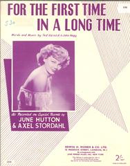 cover: For The First Time In A Long Time, June Hutton, Gesang, Gitarre, Klavier