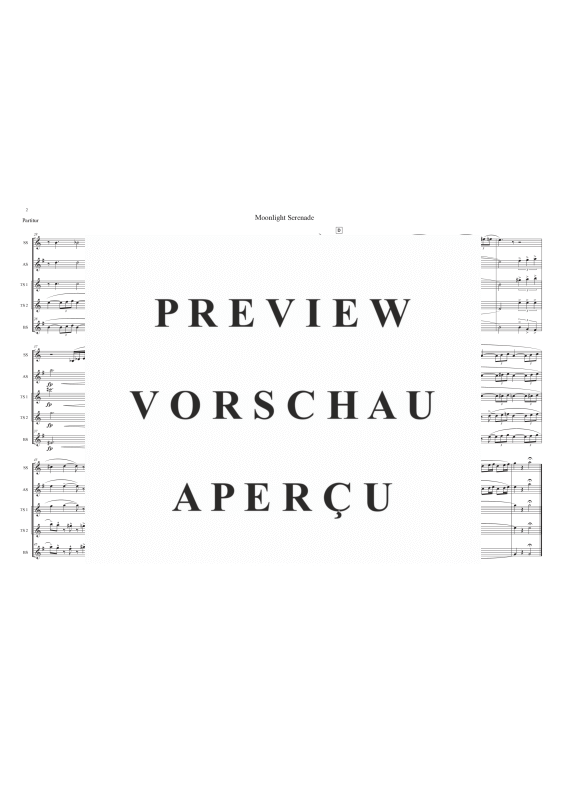 Product gallery: Page 4 of 9 Moonlight Serenade, , Saxophone Quintet