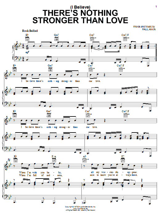 Produktbild zu: (I Believe) There's Nothing Stronger Than Love