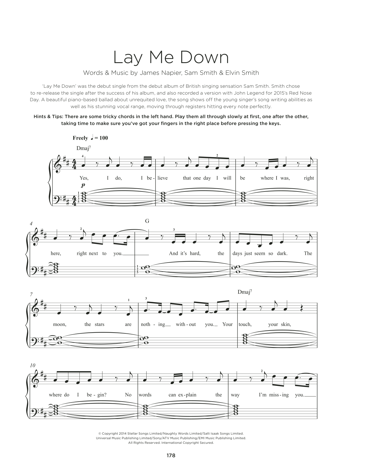 Produktbild zu:  Lay Me Down - Sam Smith