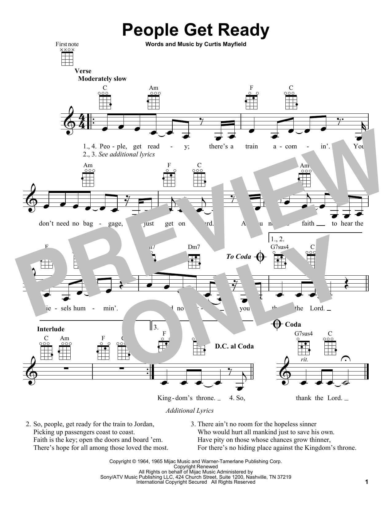 Product gallery: Page 1 of 1 People Get Ready, Curtis Mayfield