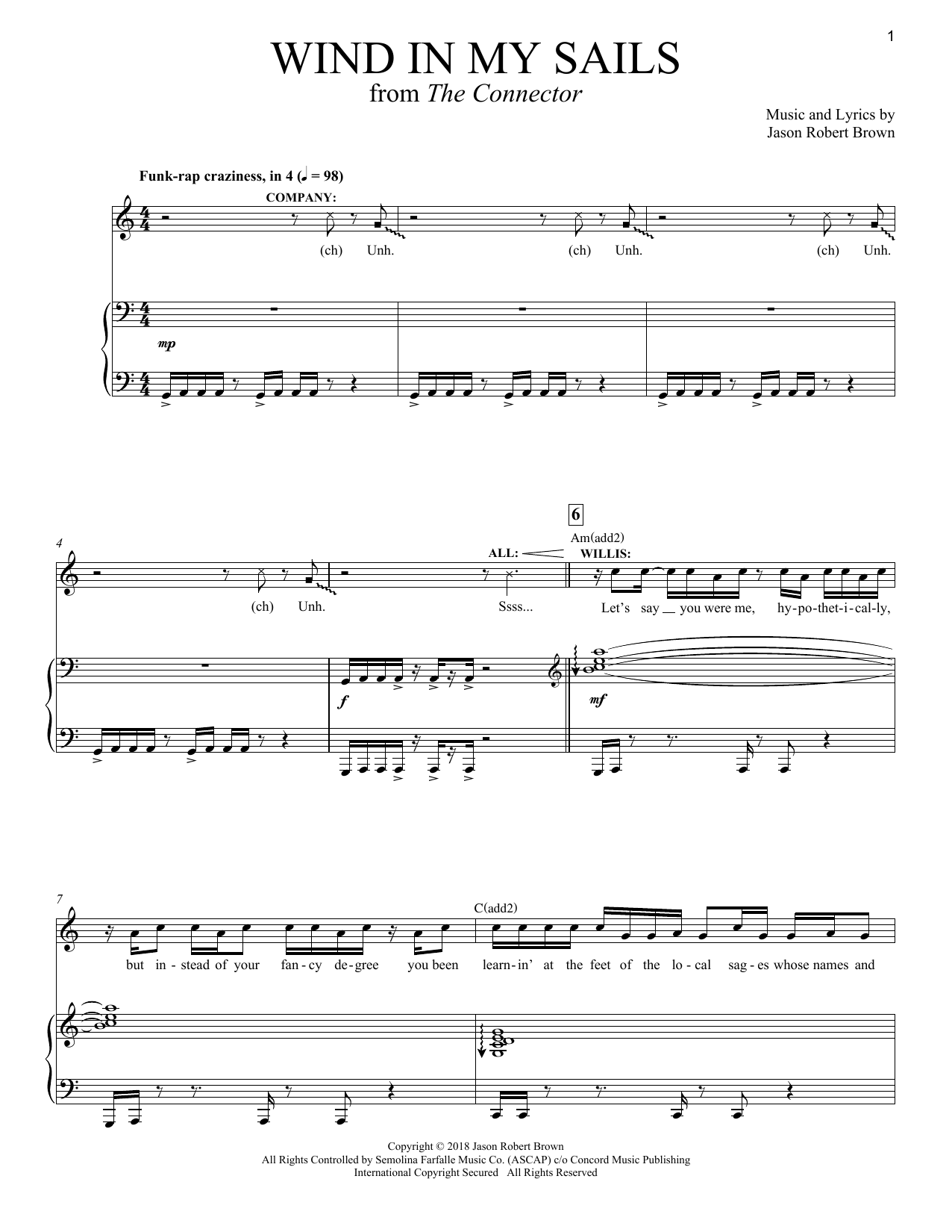 Produktbild zu: Wind In My Sails (from The Connector)