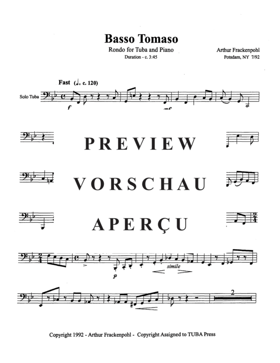 Product gallery: Page 13 of 15 Basso Tomaso , , (Tuba Solo)